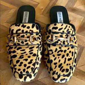 Steve Madden Riley Leopard Mule Slide Size 7